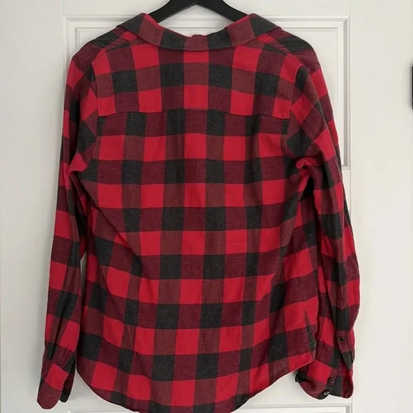 J CREW flannel button down - Picture 4 of 4